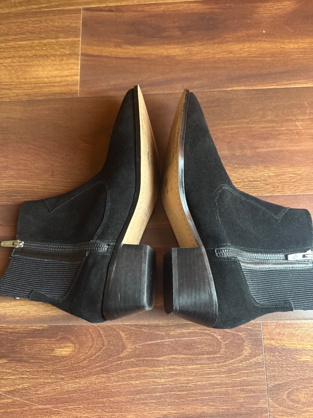 DONALD J PLINER Gazzi Suede Black Boots Size 9-5M - Picture 5 of 10